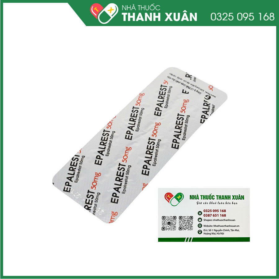 Epalrest 50mg phòng ngừa và điều trị các biến chứng thần kinh do tiểu đường